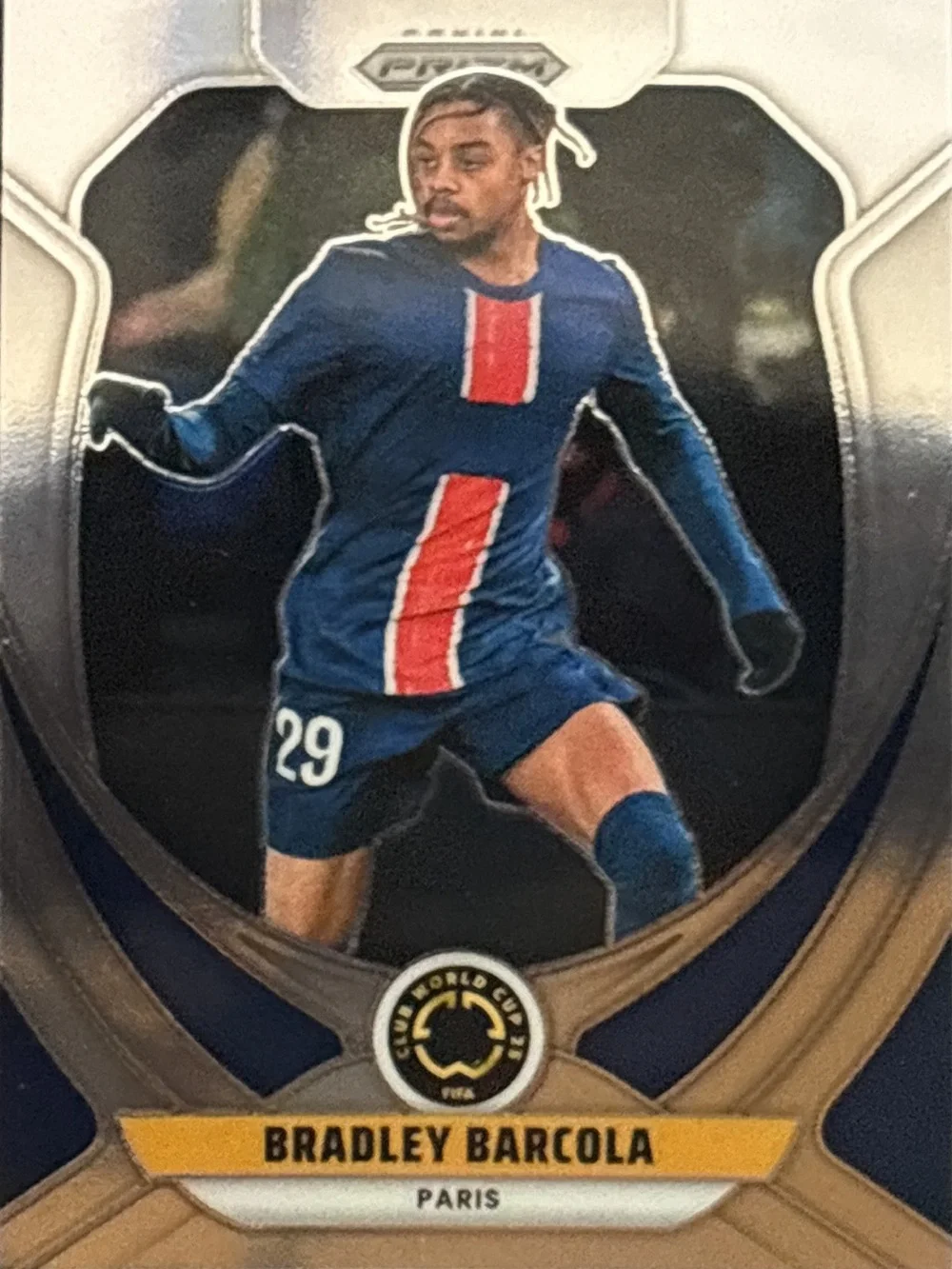 Panini Soccer Rookie Trading Card - Bradley Barcola
